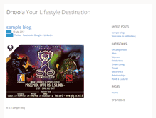 Tablet Screenshot of dhoola.com